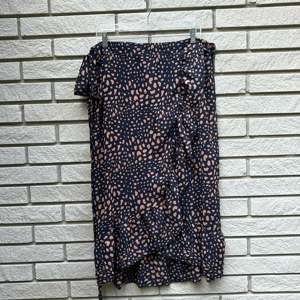 Sissy Boy Ruffled Lined Wrap Skirt Sz XL